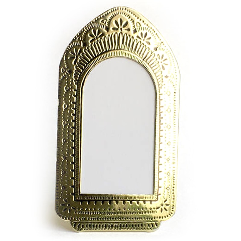 Small Faux Tin Frame - Gold