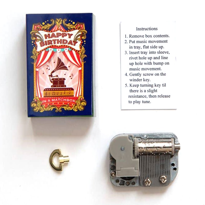 Matchbox sale music box