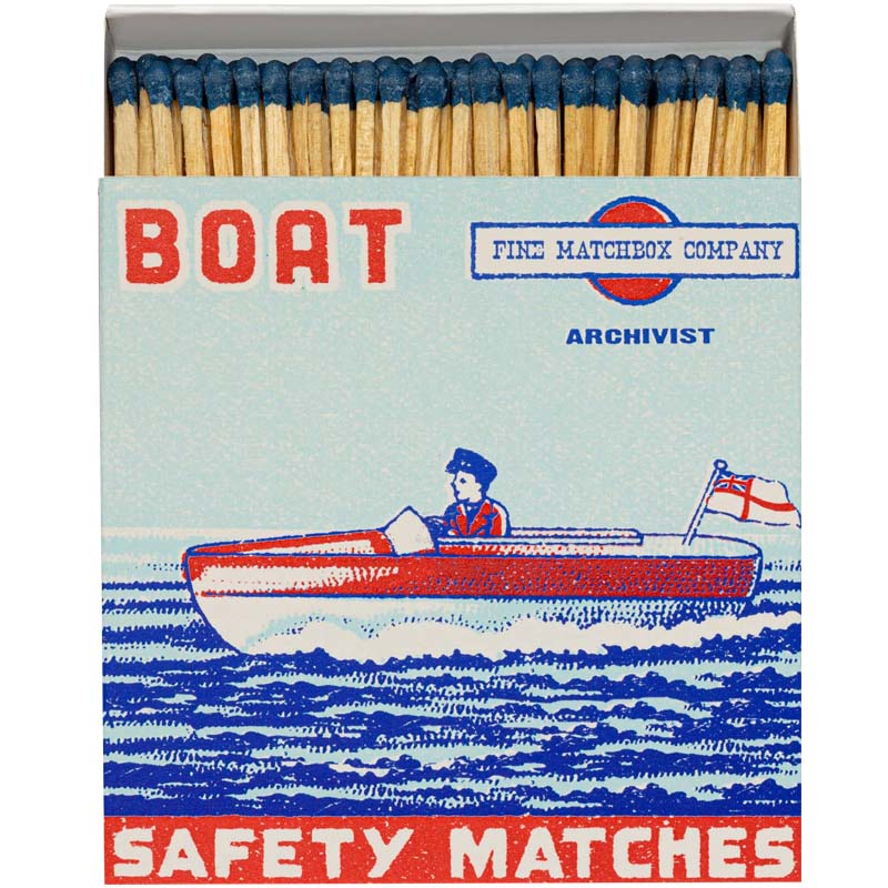 Luxury matchboxes with printed designs, by Archivist matchboxes