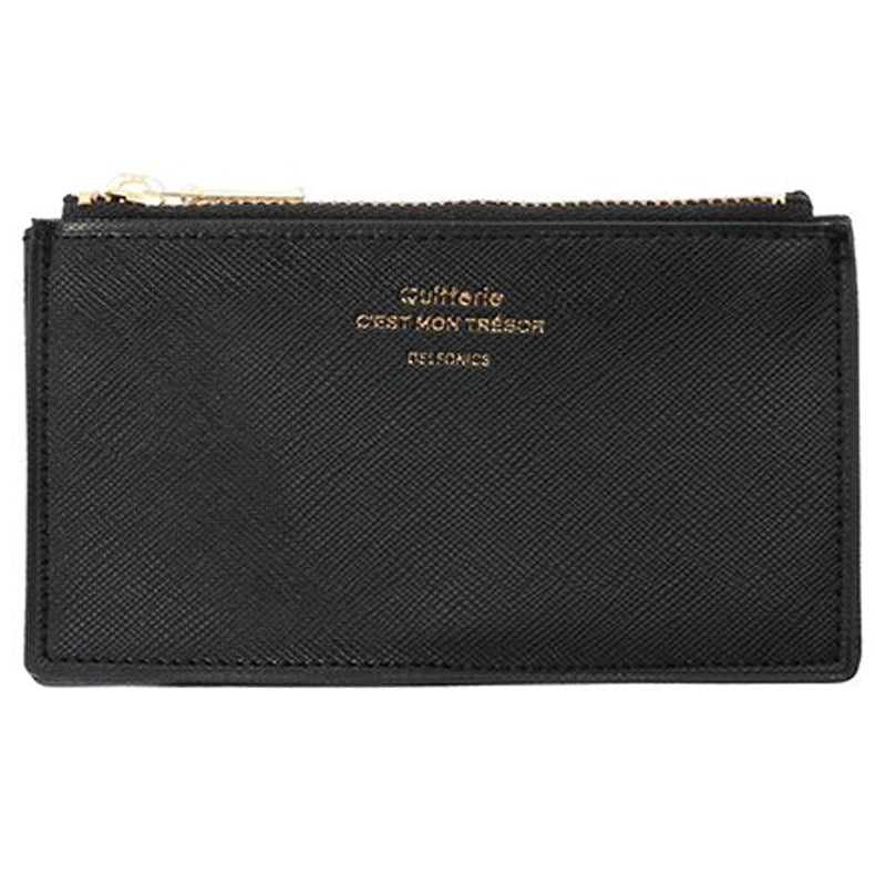 Quitterie Flat Pen Pencil Case Black