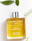 Lifestyle shot top view of Leonor Greyl Magnolia Beauty Oil (95 ml)