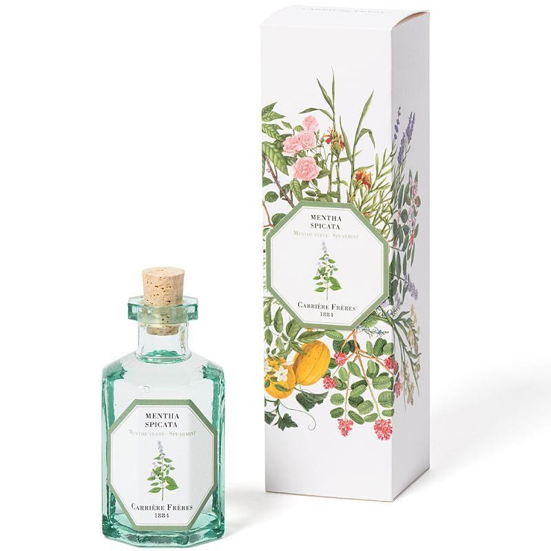 Carriere Freres Spearmint Diffuser (200 ml) - product shown next to packaging