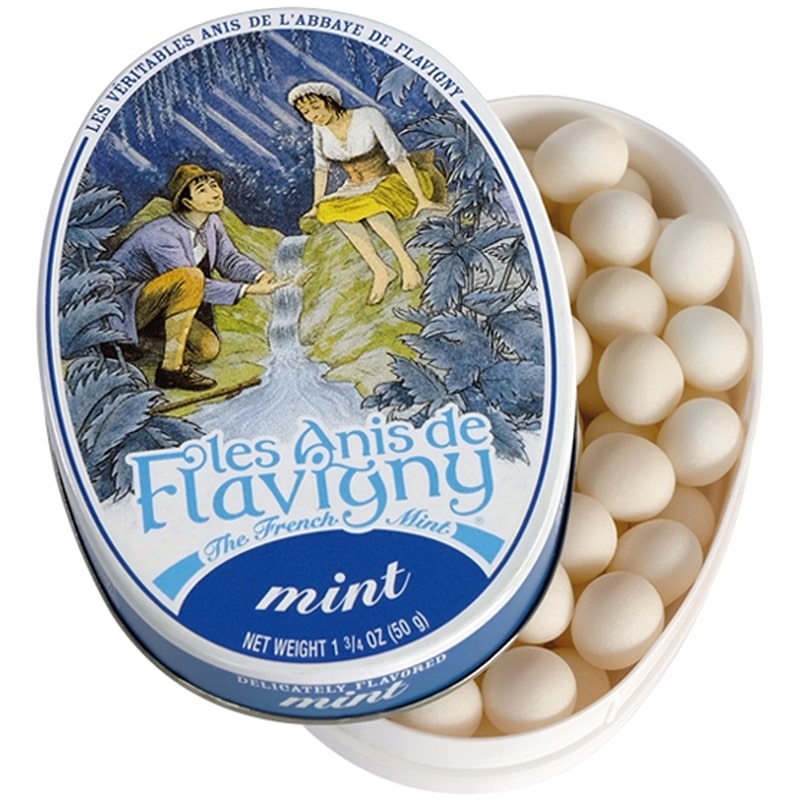 Les Anis de Flavigny Mint Flavored Hard Candy (1.75 oz)