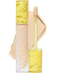 Kosas Cosmetics Revealer Concealer Super Creamy + Brightening (Tone 02 W, 6 ml) with swatch