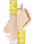 Kosas Cosmetics Revealer Concealer Super Creamy + Brightening (Tone 3.5 W, 6 ml) with swatch