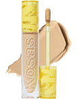 Kosas Cosmetics Revealer Concealer Super Creamy + Brightening (Tone 5.5 O, 6 ml) with swatch
