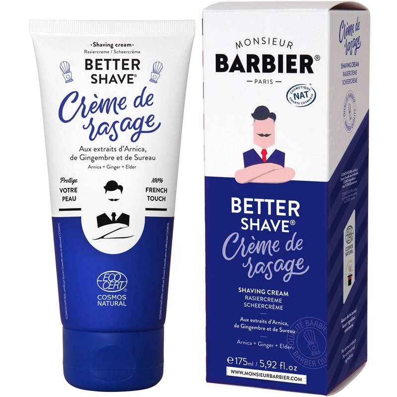 Monsieur Barbier Better-Shave - Natural Shaving Cream (175 ml)