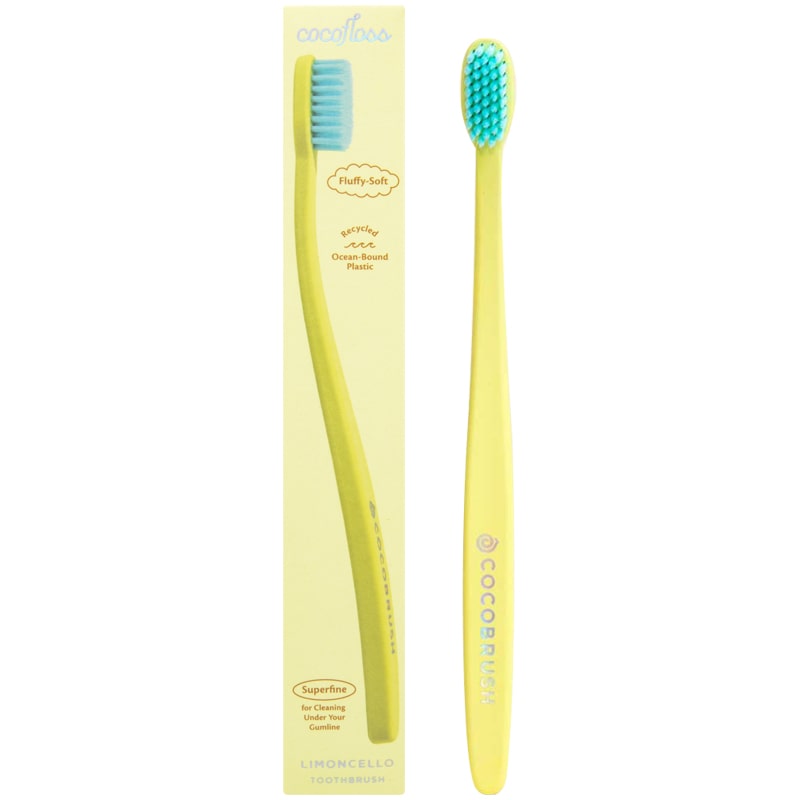 Cocofloss Cocobrush – Limoncello Yellow (1 pc) with box