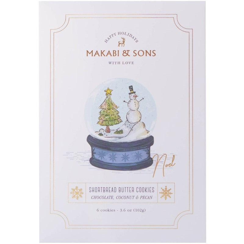 Makabi & Sons Holiday Chocolate Coconut Pecan Cookies - Noel (3.6 oz)