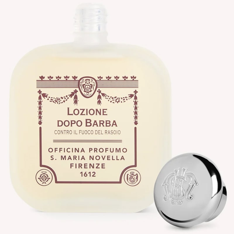 Santa Maria Novella Tabacco Toscano After Shave Lotion 100 ml with cap off to the side