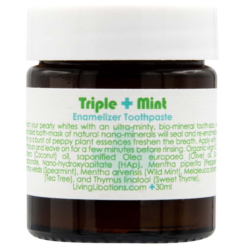 Living Libations Triple Mint Enamelizer Toothpaste (30 ml)