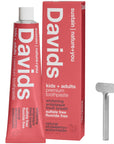 Davids Premium Toothpaste - Kids + Adults Strawberry Watermelon (5.25 oz) with box