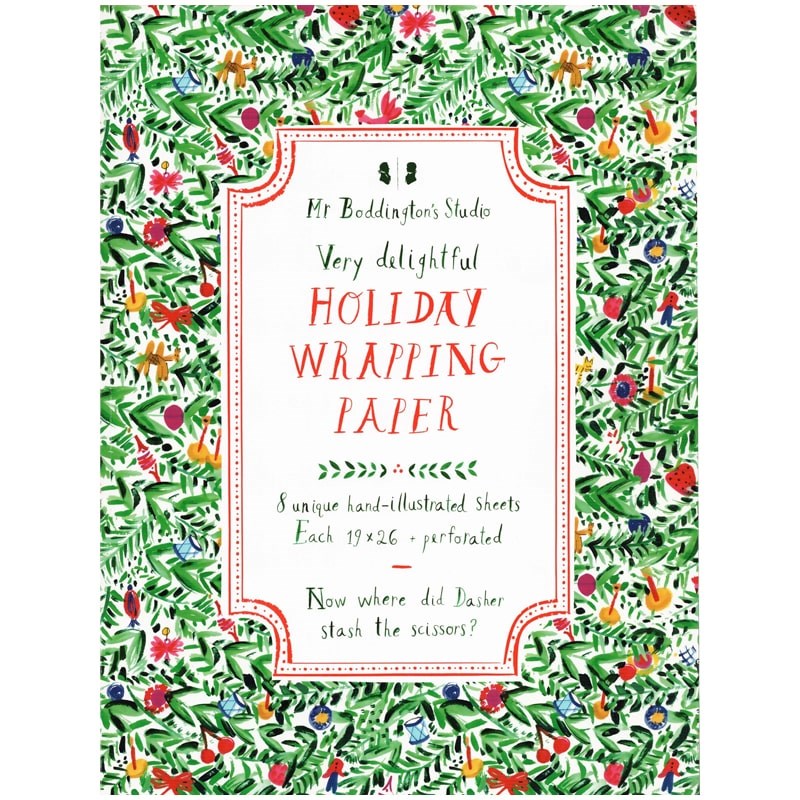 Mr. Boddington's Studio Very Delightful Holiday Wrapping Paper Book (1 pc)