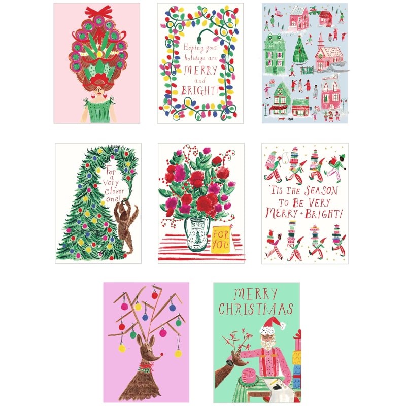 Mr. Boddington's Studio Absurdly Delightful Holiday Gift Tags (8 pcs)