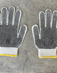 My Little Belleville Bee Gardening Gloves - backside of product showing dot pattern