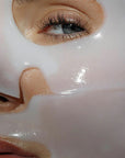 Ametta Skin Anti-Aging Collagen Mask - model shown wearing product on face