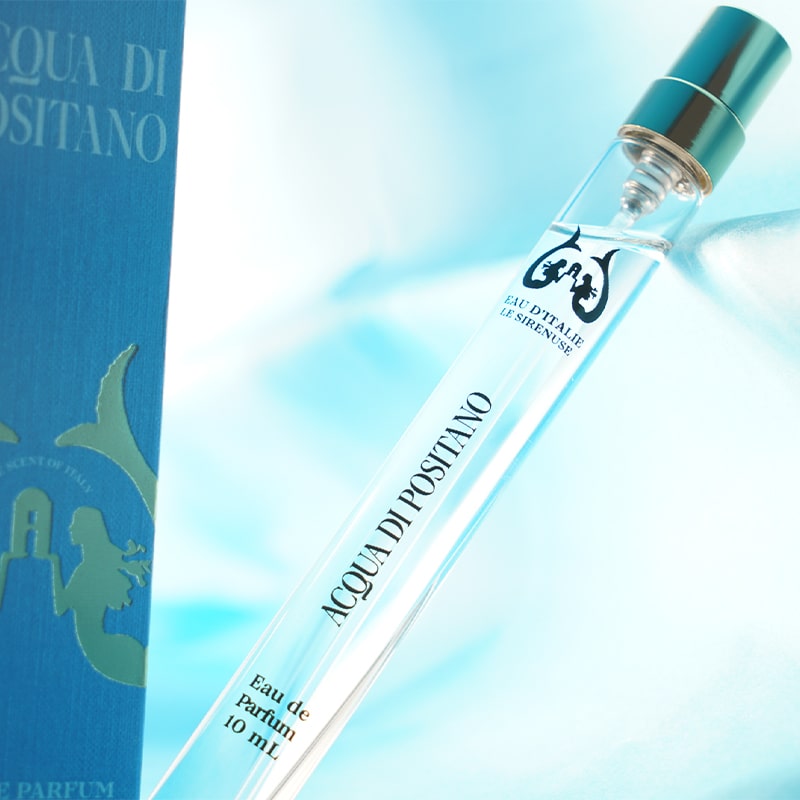Eau d&#39;Italie Acqua di Positano Eau de Parfum (10 ml) - Product shown next to box