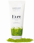 Kure Bazaar Matcha Shea Super Cream - product shown on top of match powder