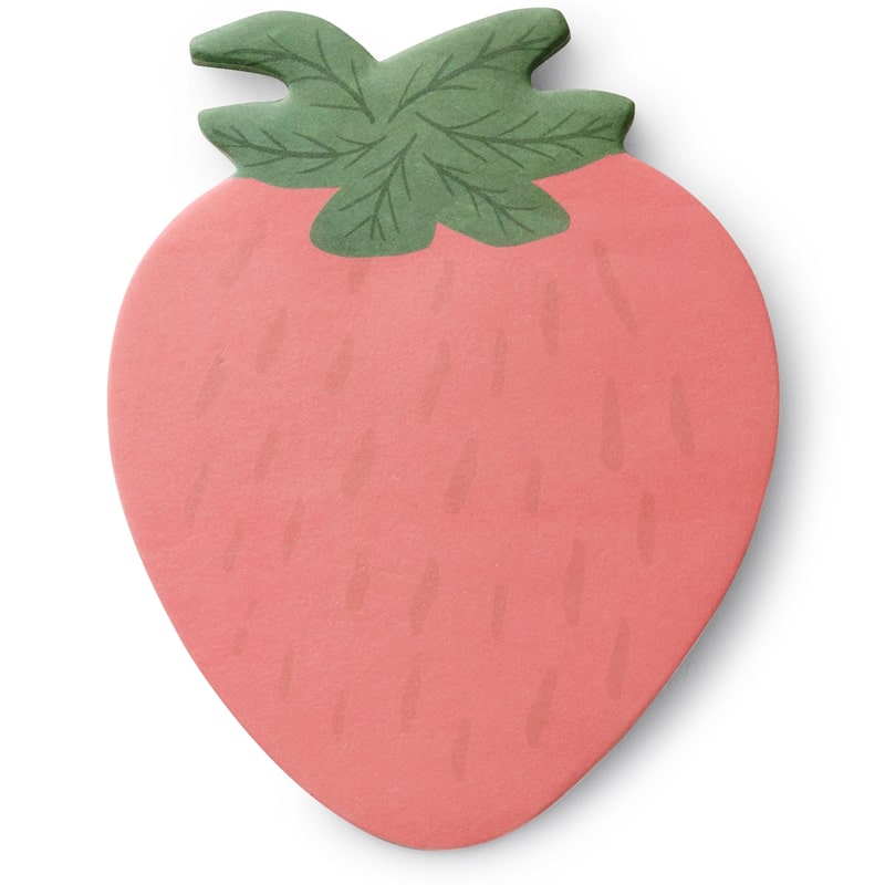 Rifle Paper Co. Strawberry Sticky Notes - flat view of product shown