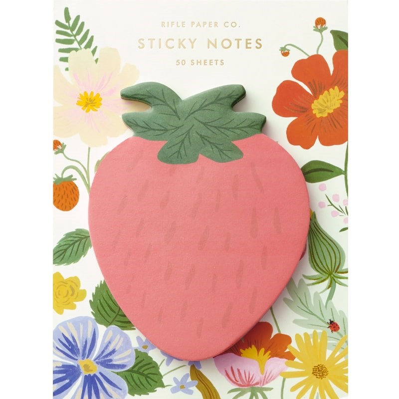 Rifle Paper Co. Strawberry Sticky Notes (1 pc)