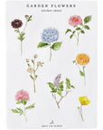 Emily Lex Studio Garden Flowers Sticker Sheet - front side of sticker sheet