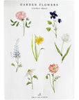 Emily Lex Studio Garden Flowers Sticker Sheet - backside of sticker sheet shown