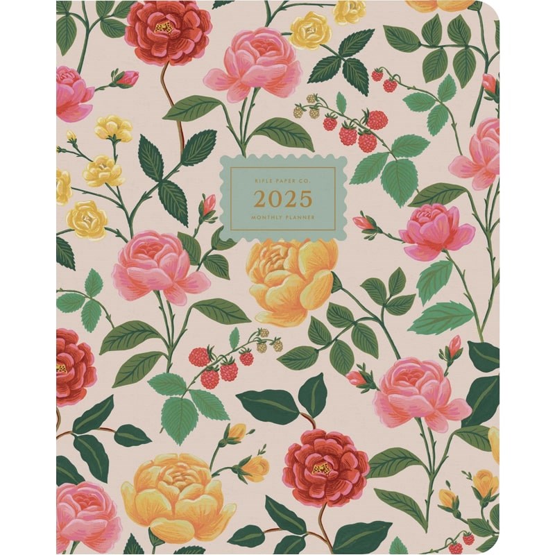 Rifle Paper Co. 2025 Roses 12-Month Appointment Notebook (1 pc)