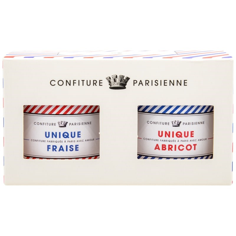 Confiture Parisienne Unique Fraise & Unique Abricot Set (2x 100 g)