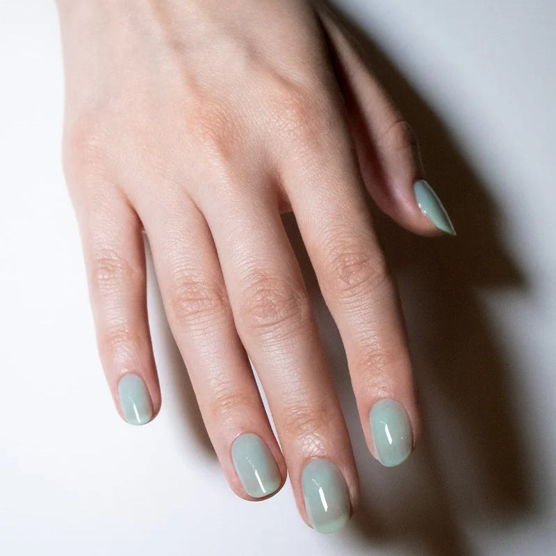 JINsoon Nail Lacquer - Charm - model hand shown with nail polish