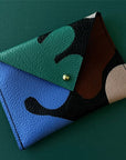R-KI-TEKT Leather Envelope Wallet - Paulie - product shown with closed clasp
