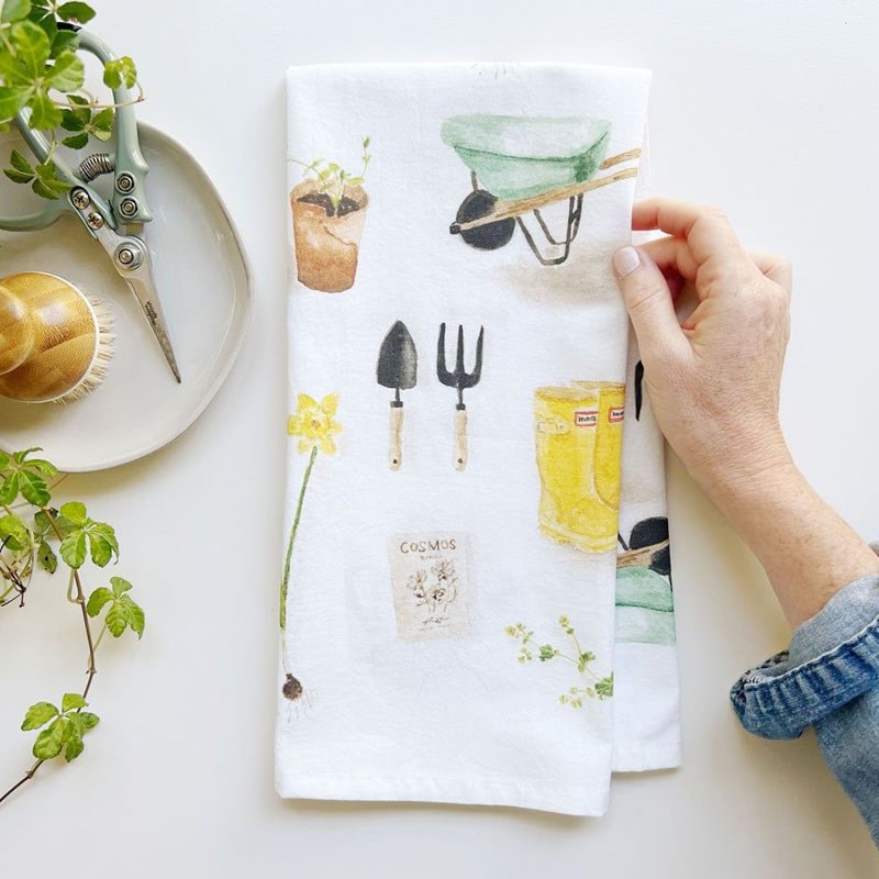 Emily Lex Studio Gardening Tea Towel (1 pc)