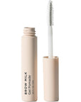 Rye Beauty Brow Milk (6 ml) shown with wand next to opened tube