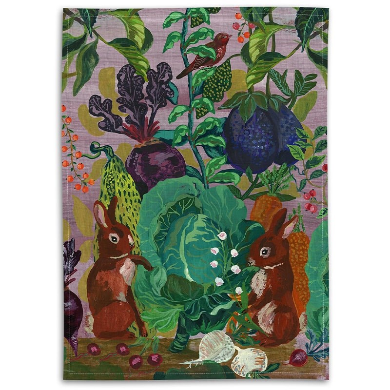 Avenida Home The Rabbits In The Cabbage Patch Tea Towel (1 pc)