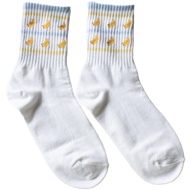 Tiepology Juicy Fruit Casual Socks - Banana (1 pair)