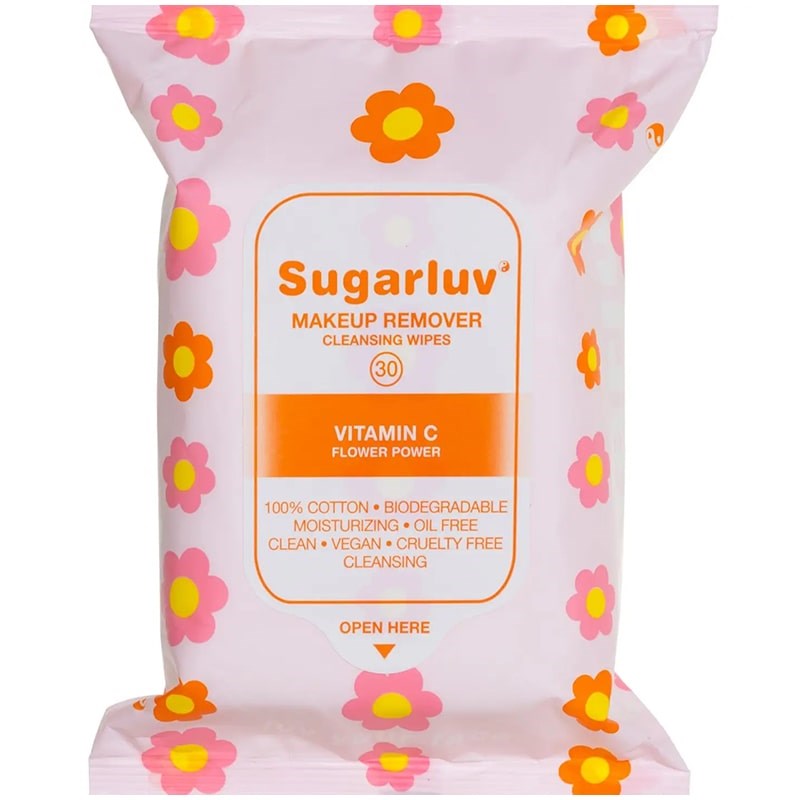 Sugarluv Makeup Remover Cleansing Wipes - Vitamin C (30 pcs)