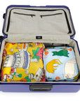 Baggu Large Packing Cube Set - Still Life - products shown inside suitcase 