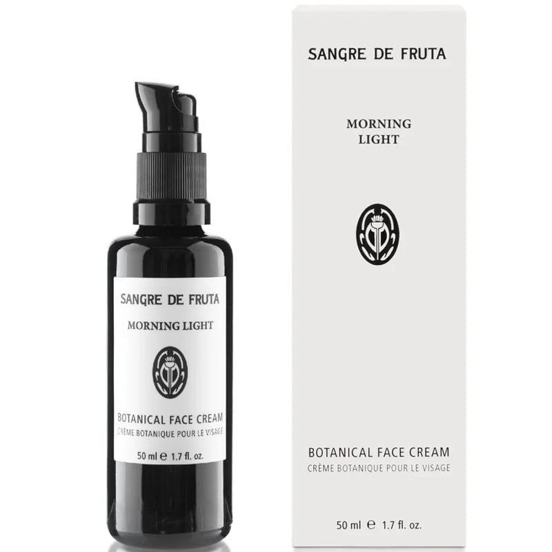 Sangre de Fruta Botanical Face Cream - Morning Light - product next to packaging