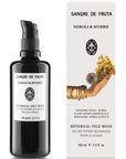 Sangre de Fruta Botanical Face Wash Neroli & Myrrh - product next to packaging