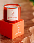 ROEN Candles La Condesa Scented Candle - product shown on top of packaging