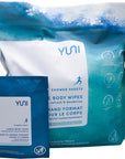 YUNI Beauty Yuni Peppermint Shower Sheets Large Body Wipes (30 pcs)