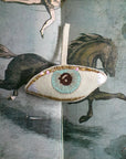 Skippy Cotton Evil Eye - Lavender Scented Token - product shown on top of opened book with horse