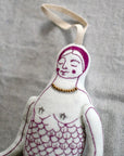 Skippy Cotton Mer Person - Lavender Scented Token (close up of product details