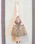 Skippy Cotton Wishing Star Girl - Lavender Scented Token - product shown on to of fabric