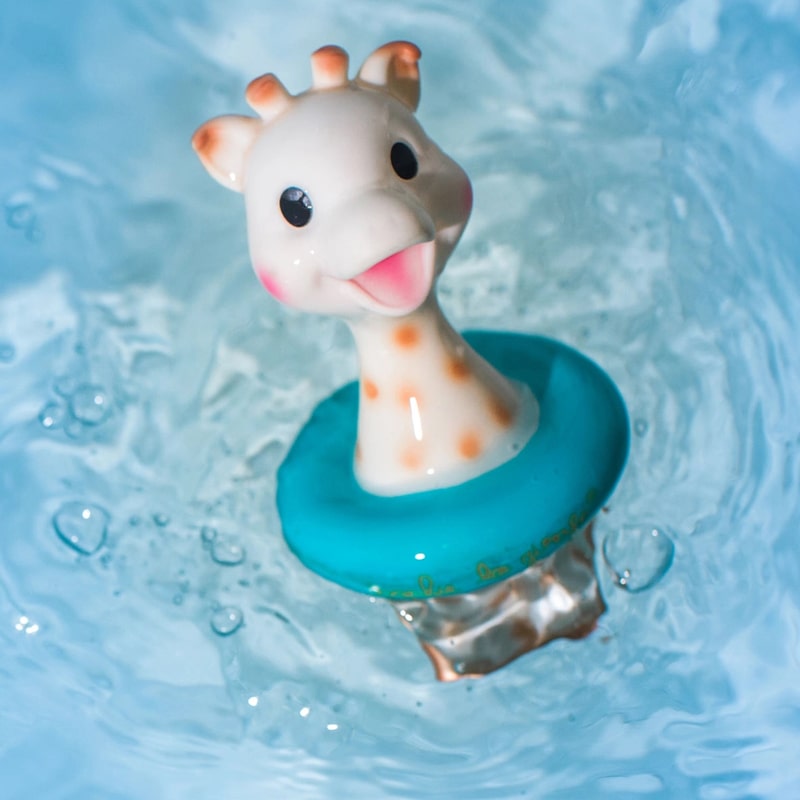 Sophie la Girafe Bath Toy - product shown in water