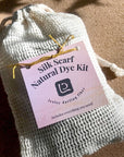 Lesley Darling Fiber Silk Scarf Natural Dye Kit - product shown in bag packaging