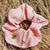 Tea Rose Silk Scrunchie