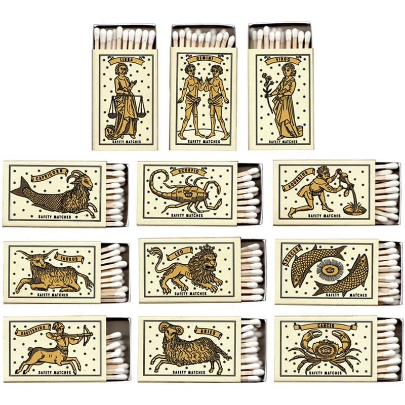 Ravi Zupa Arts Astro-Logical Matchboxes (12 boxes)