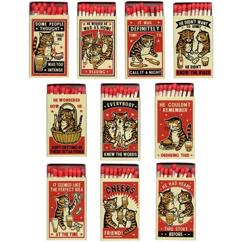 Ravi Zupa Arts Strike Your Fancy Matches (10 boxes)