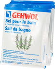 GEHWOL Foot Care Rosemary Bath Salt - individual product satchets shown