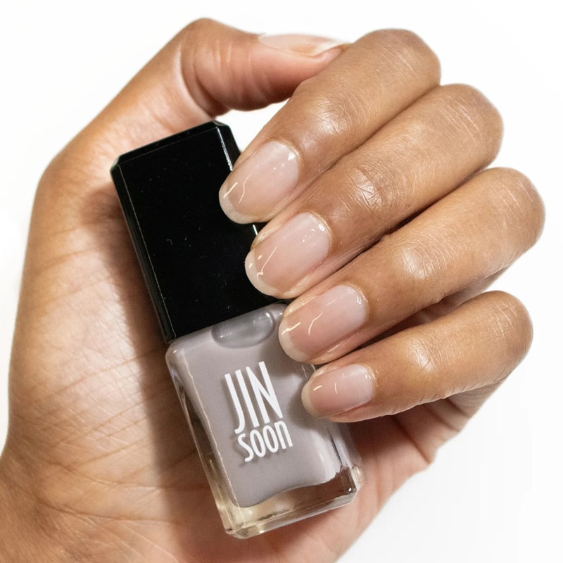 JINsoon Nail Lacquer - Serenity - model shown holding product